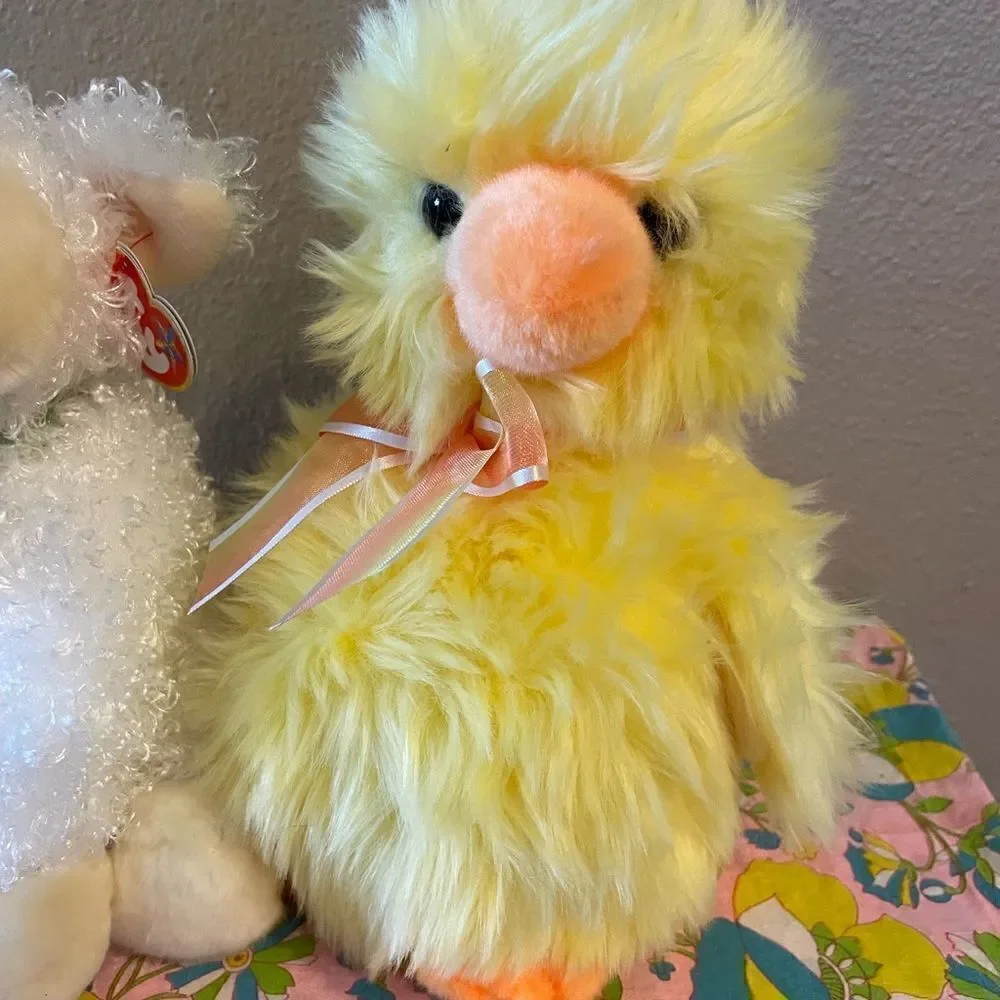 TY Classics Floxy Lamb and Cooper Duckling Vintage NWT!!